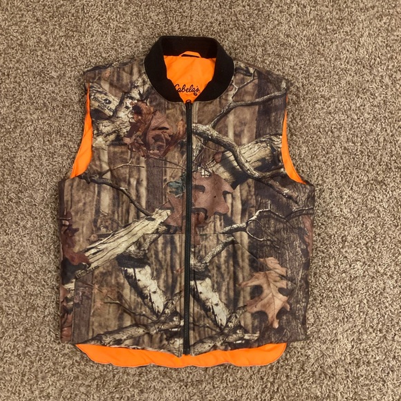 Mossy Oak Other - Mossy Oak Reversible Hunting Vest Break Up Infinity Camo Insulated Size M
